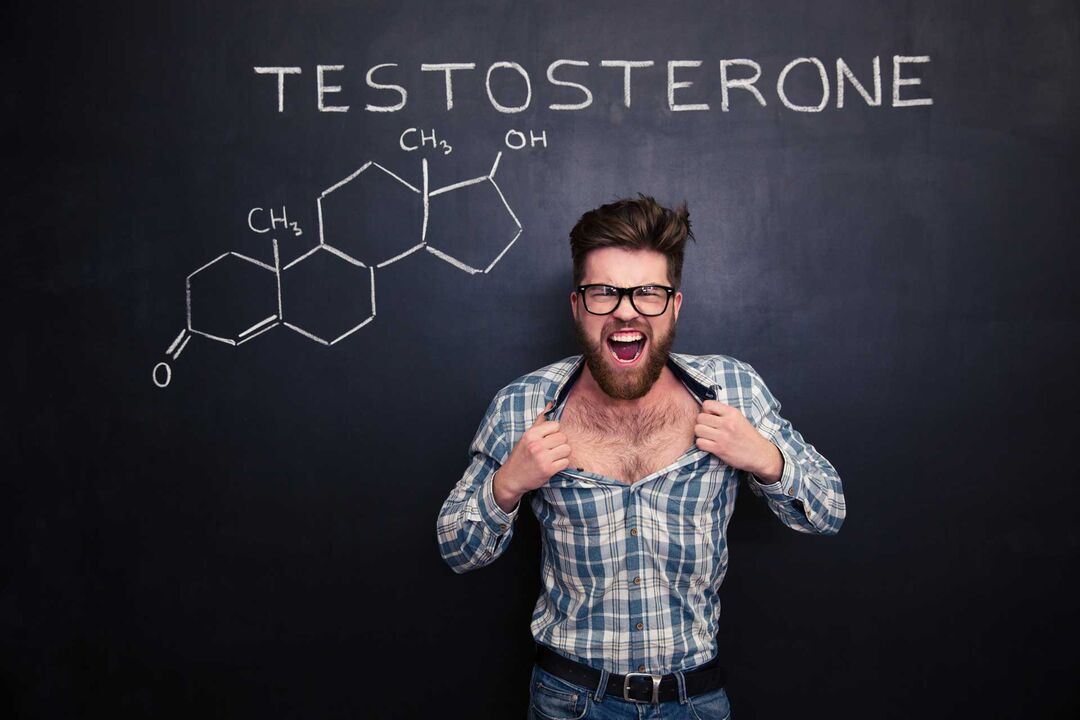 Testosterone levels increase when taking Feronex